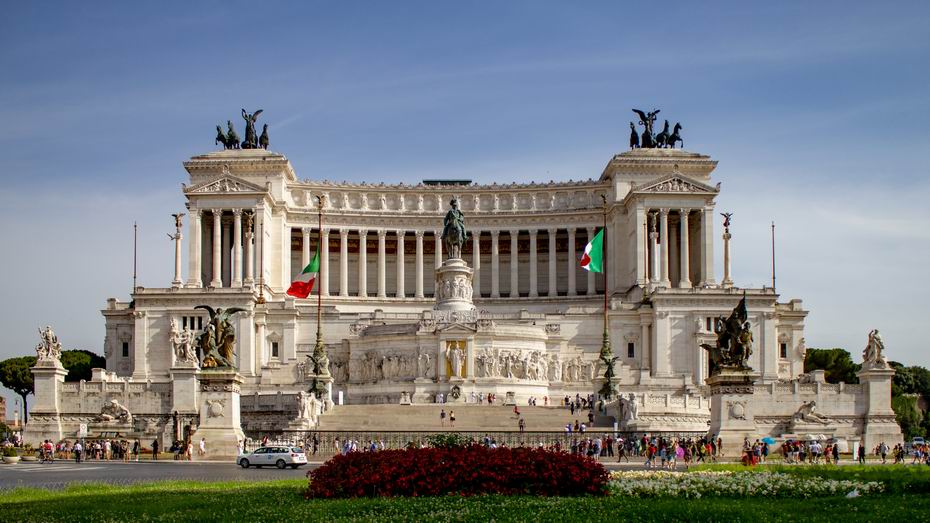 Piazza Venezia emlékmű Róma